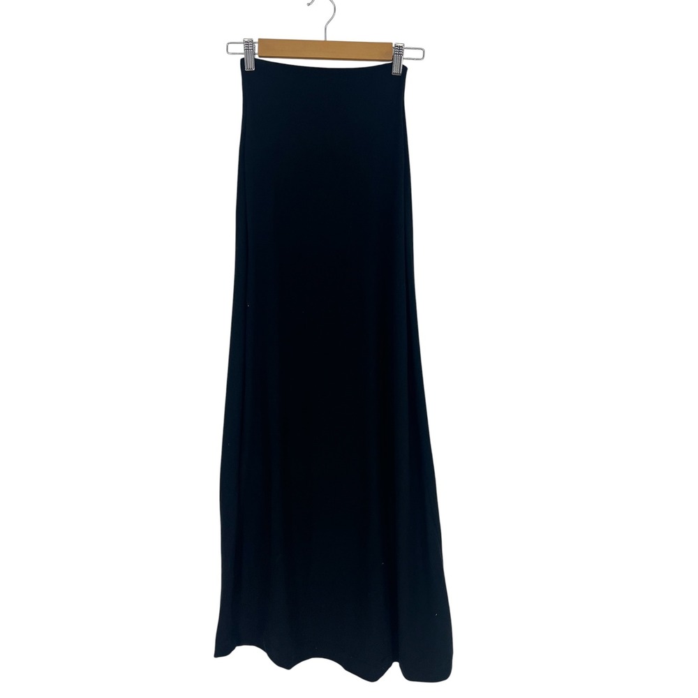 LESET Lauren High Waist Maxi Skirt Black NWT Size XS - Picture 9 of 9